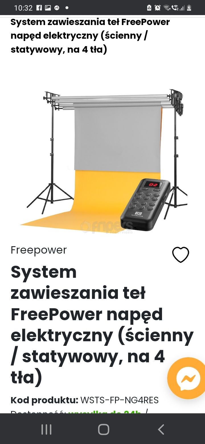 System zawieszania teł 4NE-ST