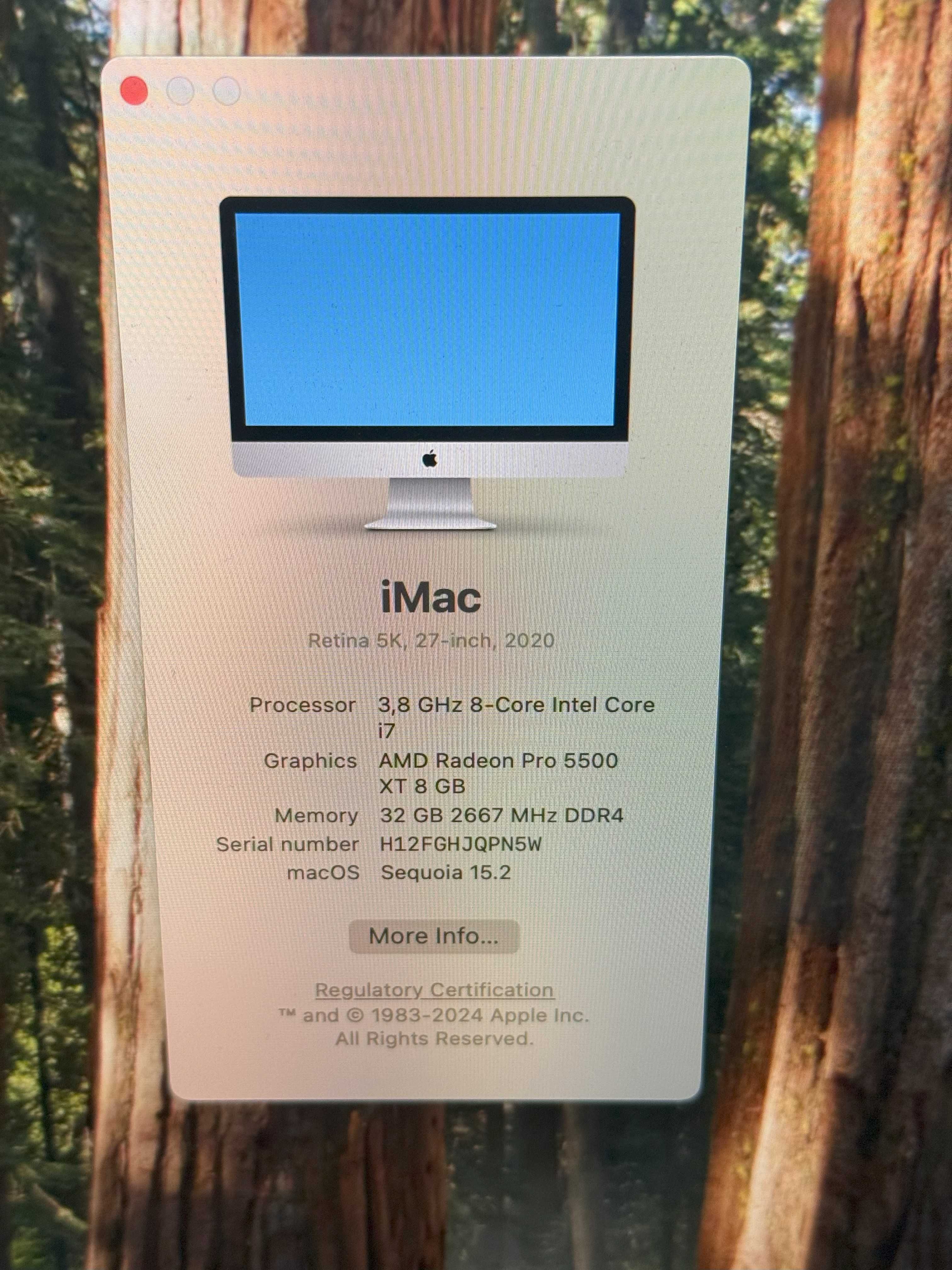 iMac 27'' 2020 Retina 5k
