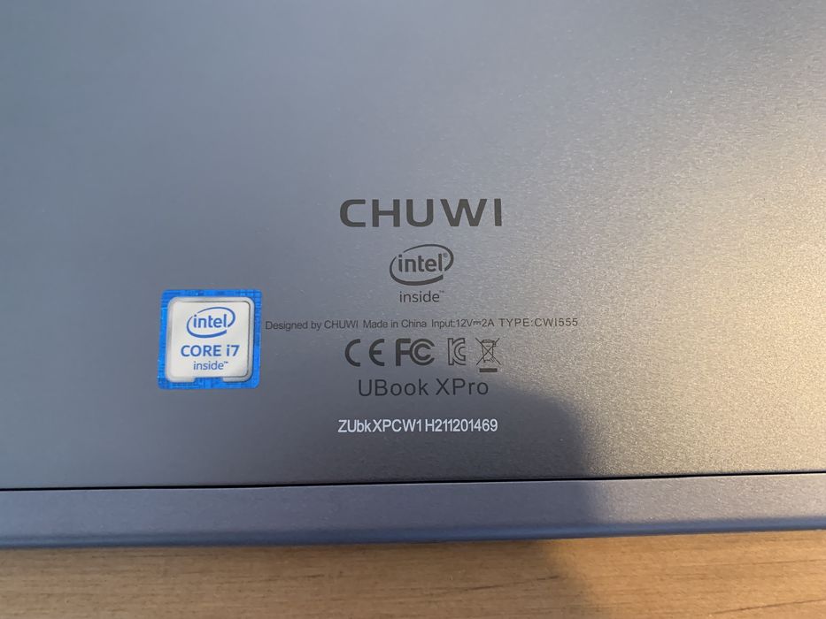 Tablet PC 13” Chuwi Ubook X Pro windows 11