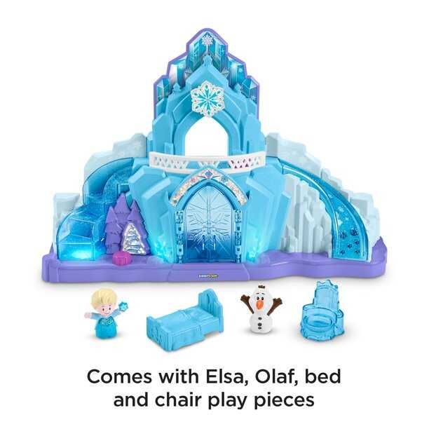 игровой набор fisher-price  frozen  elsas  замороженный дворец эльзы