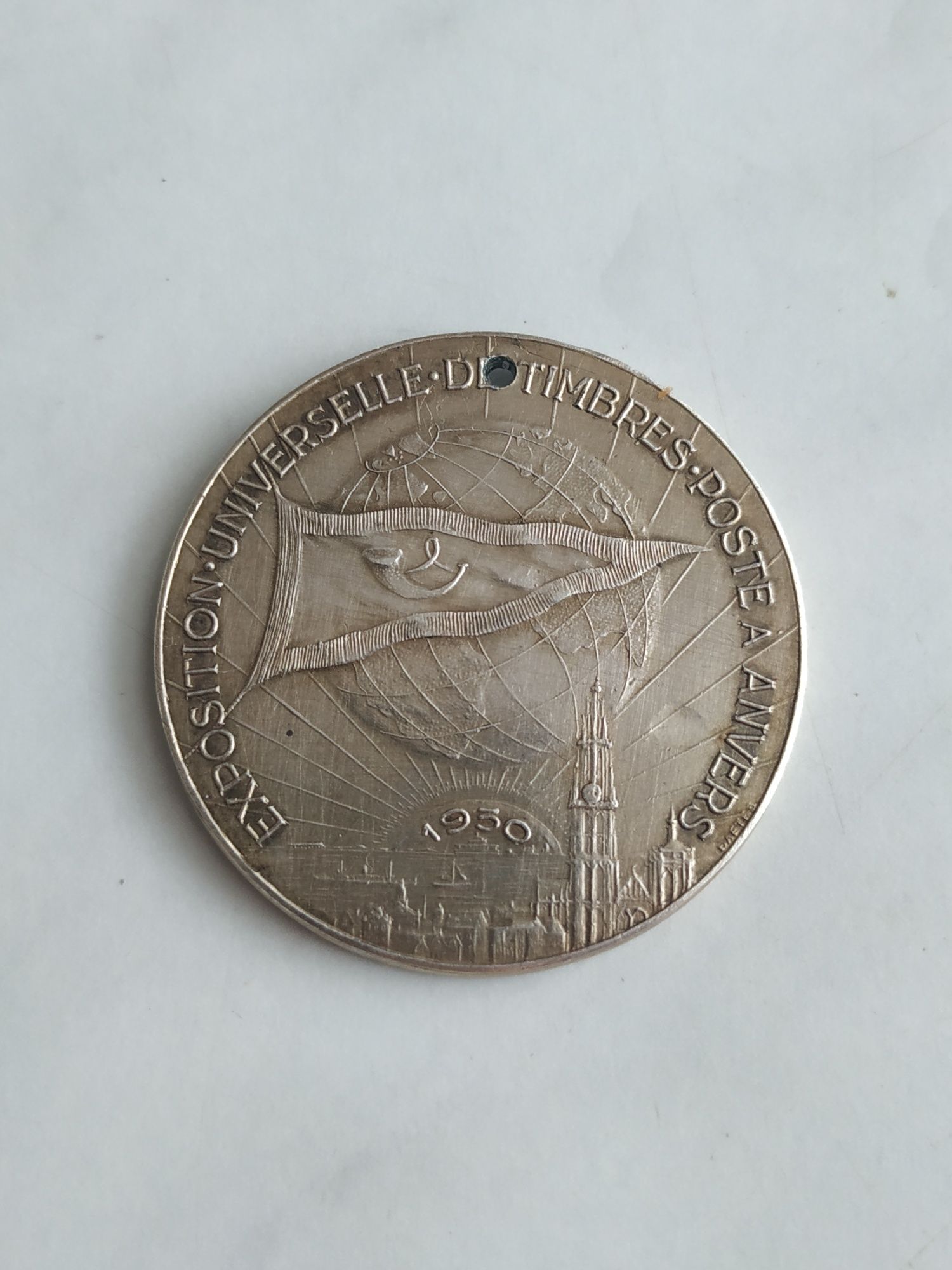 Medal. Wystawa pocztowa, filatelistyczna. Antwerpia 1930 rok.