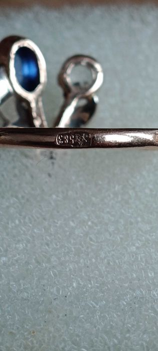 Złoty radziecki pierścionek, próba 583