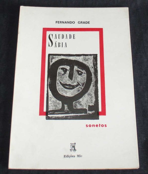 Livro Saudade Sábia Sonetos Fernando Grade Autografado