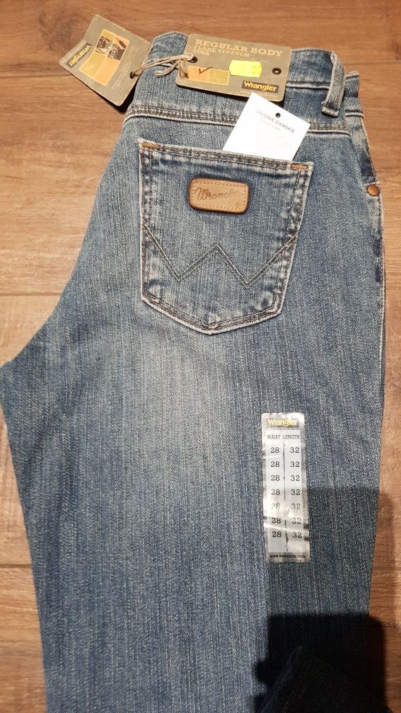 Wrangler spodnie jeans nowe 28 32