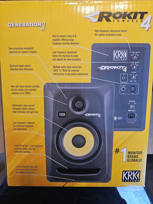Głośniki monitory KRK Rokit 4 G3