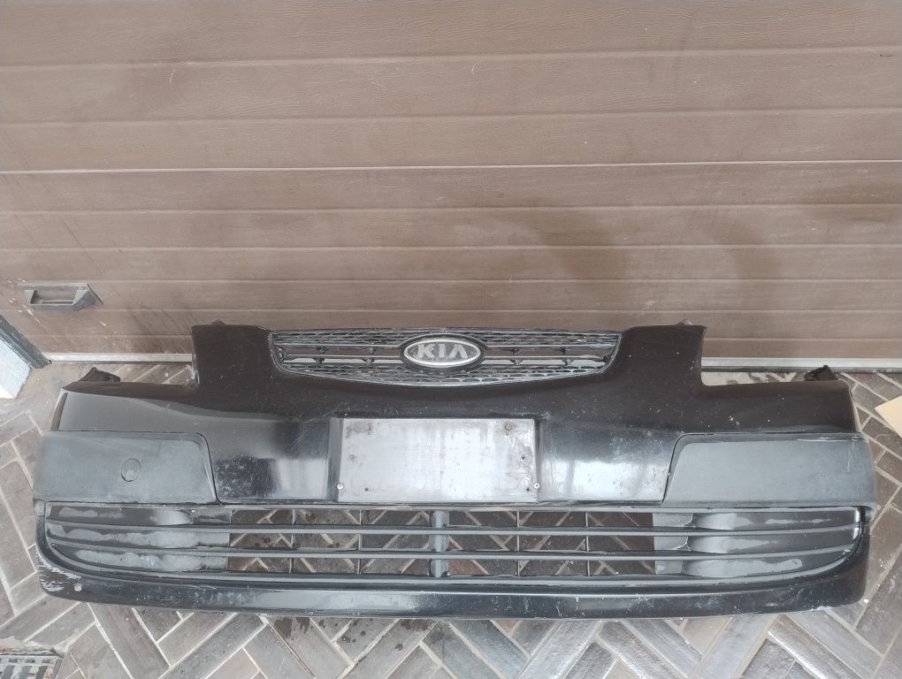Zderzak przód Kia Rio 05-09 kompletny czarny grill wysyłka