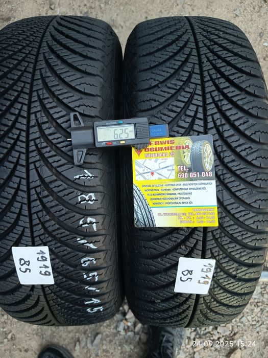 Opony całoroczne 185/65/15 Goodyear 2019r/Możliwość Montażu/Wysyłka