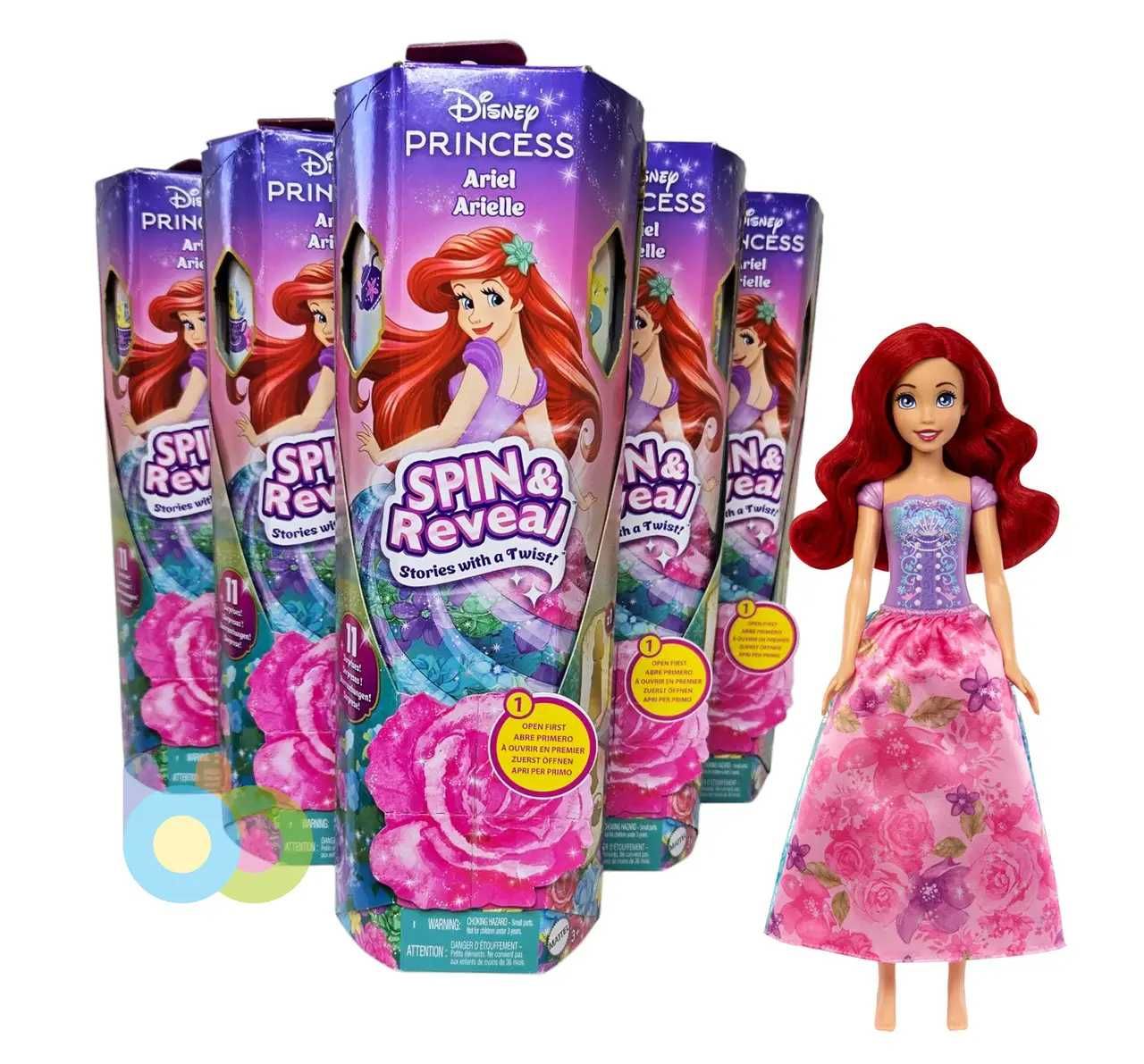 Mattel Анна Disney Princess Ariel Дісней Аріель крути і повторюй HTV88