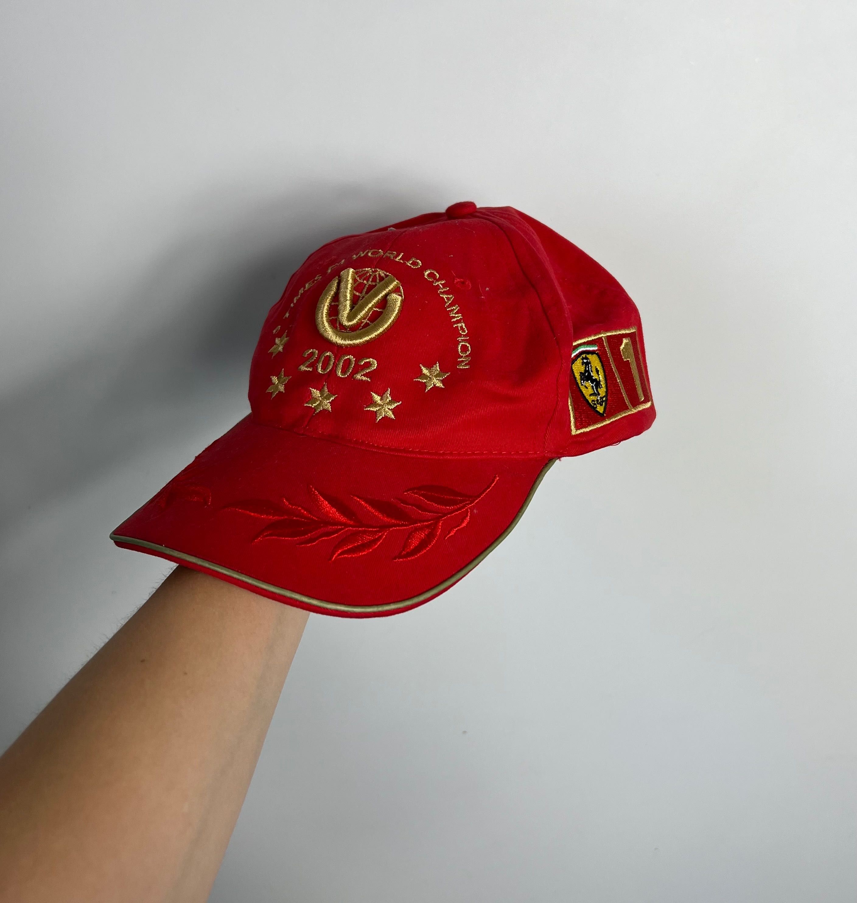 czapka Ferrari Michael Schumacher 2002 F-1 World Champion vintage