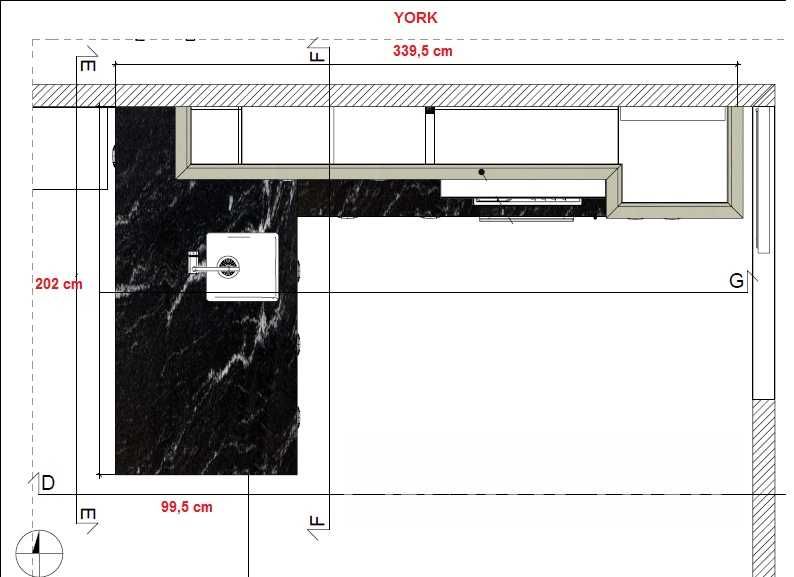 Wyprzedaż ekspozycji – meble kuchenne Nobilia „YORK” z rabatem 50%