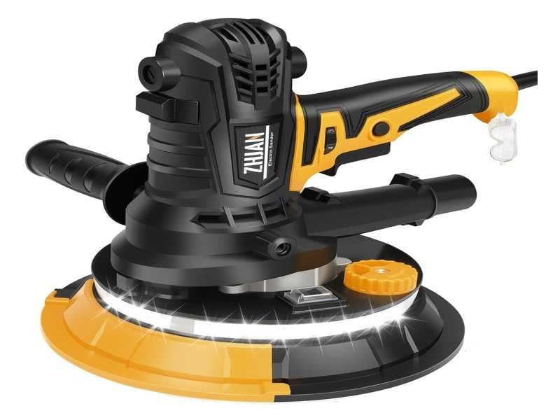ZHJAN Szlifierka do ścian 900W LED 1400–2700 obr/min + akcesoria