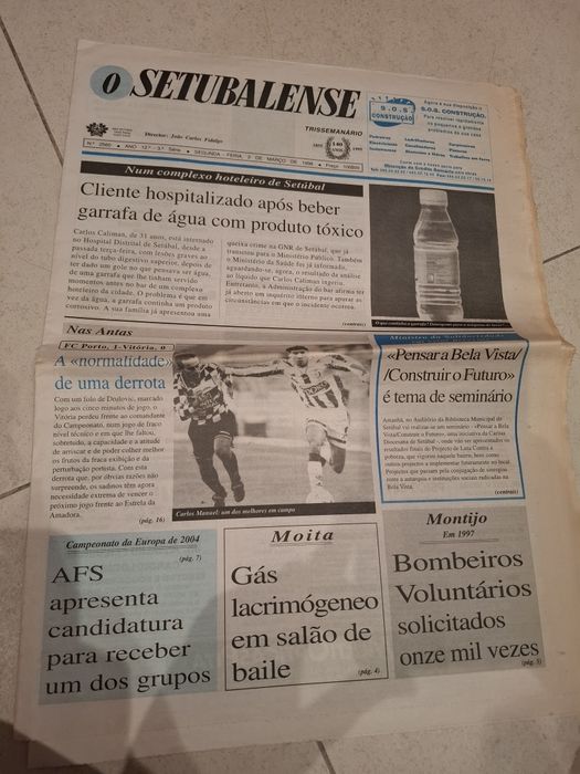 Jornal antigo 1998