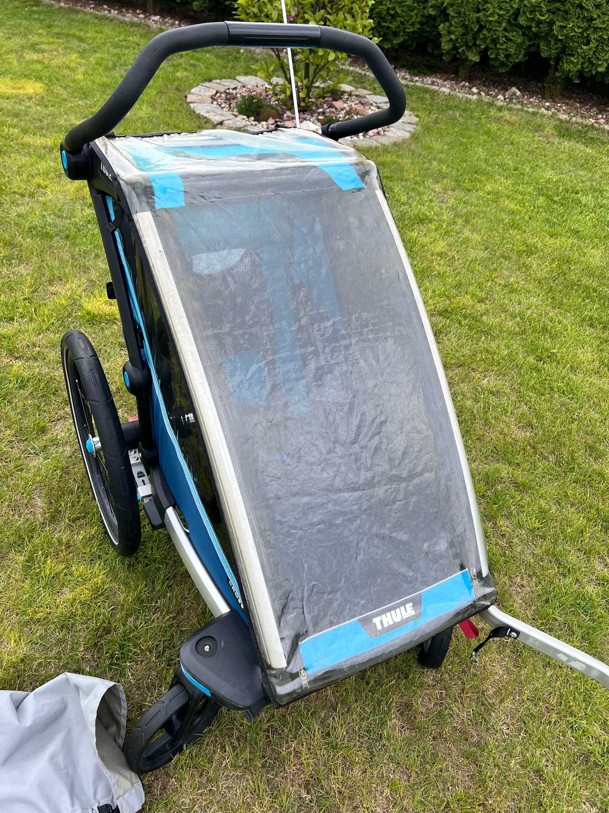 Thule Chariot Cross 1 Przyczepa rowerowa wózek odchylane oparcie 2020
