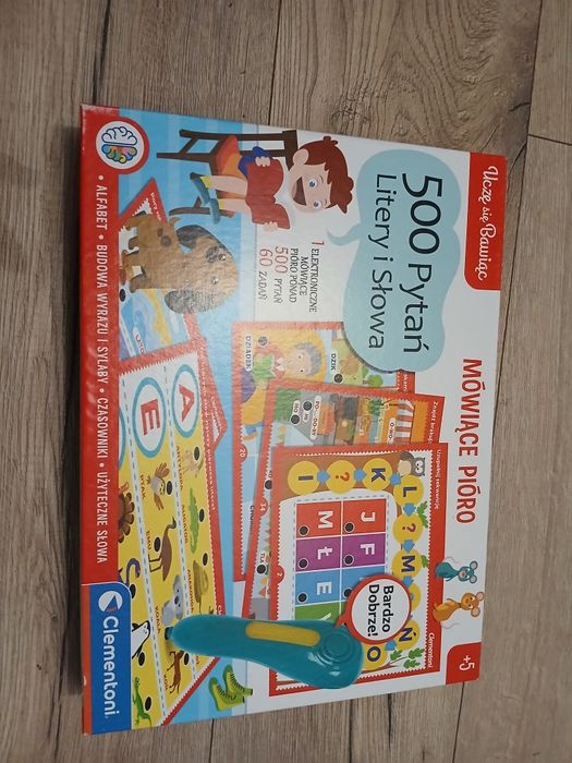 Gra elektryczne Mówiące pióro 500 pytań litery i słowa