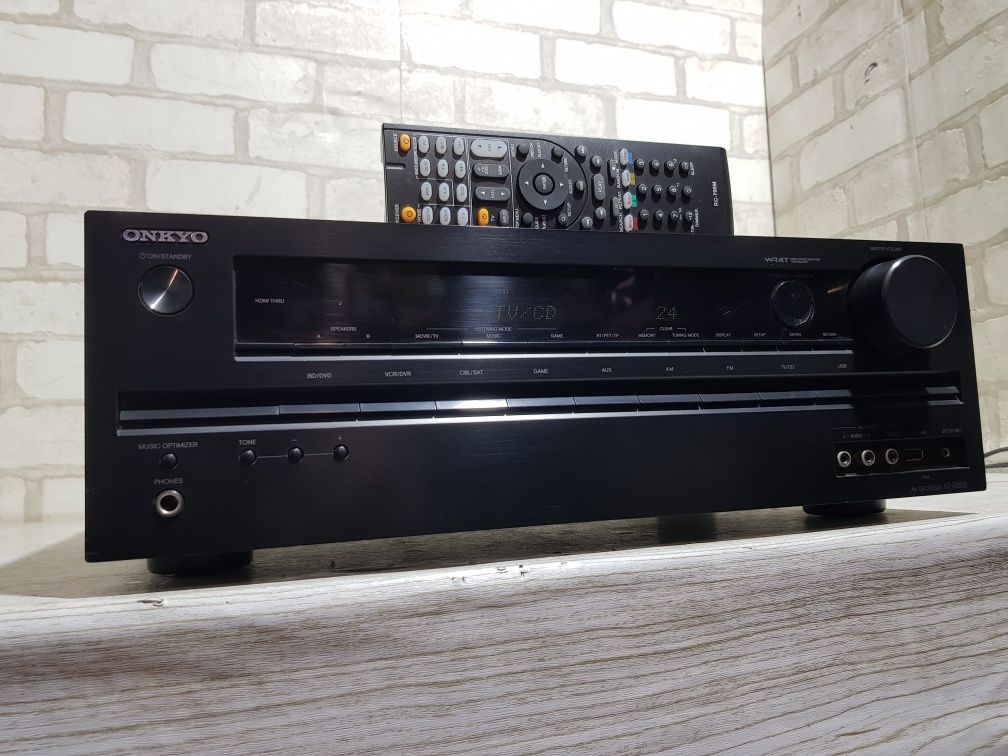 Пульт! 5.1 AV ресивер ONKYO HT-R558, *5x100 Вт, HDMI, ARC, USB, б/у з