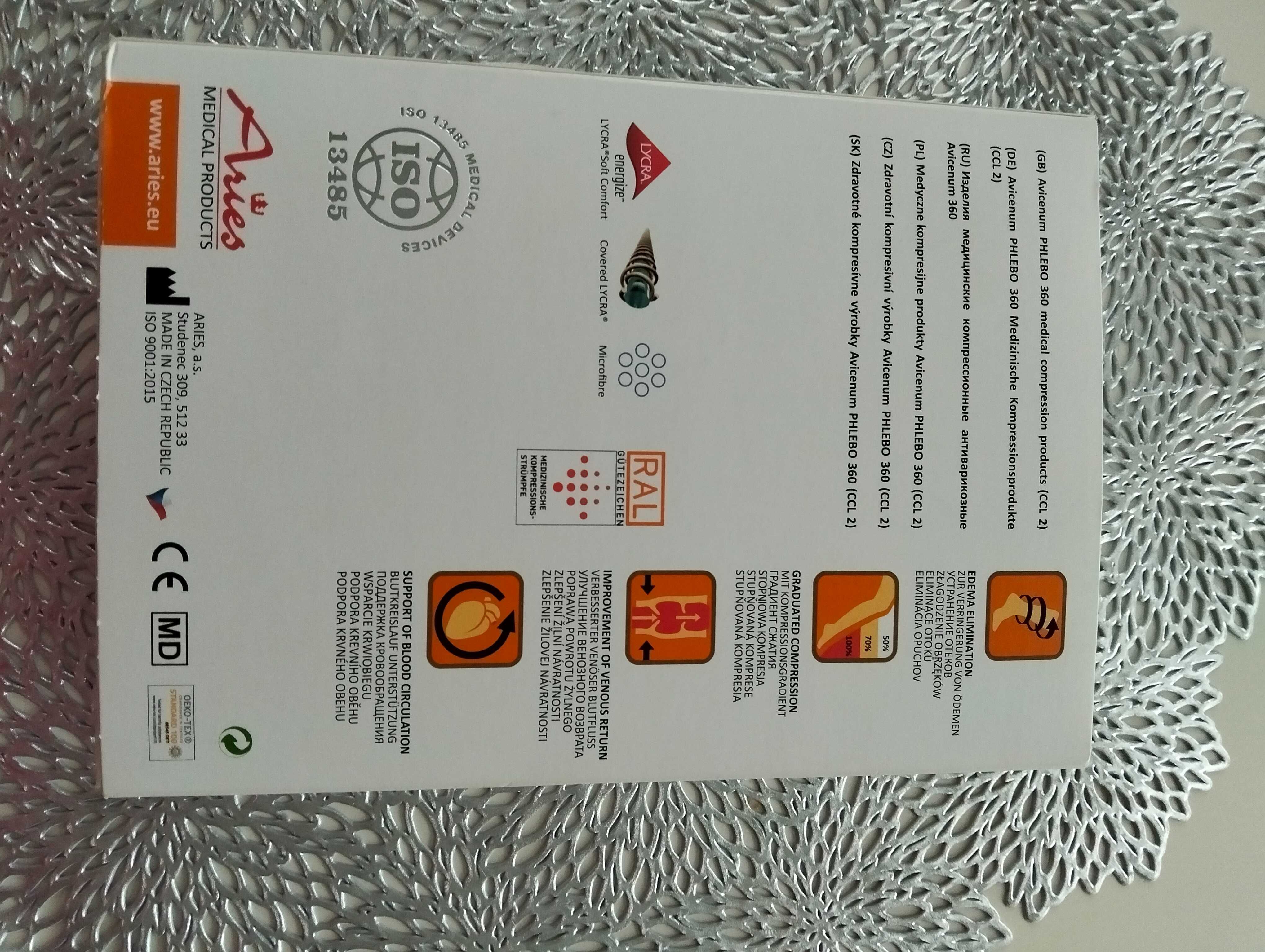 Pończochy Kompresyjne Avicenum 360 Phlebo CCL 2