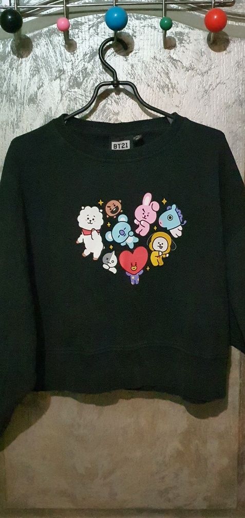 Bluza crop Jumper BT21 damska xs
