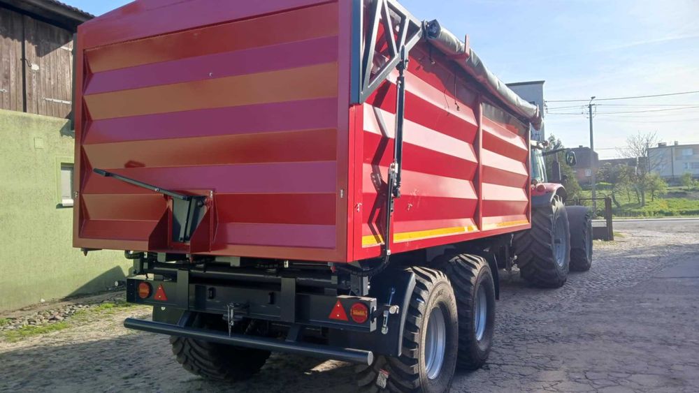 Tandem wywrotka 3 stronna KRAMPE 20 T resor skorupa