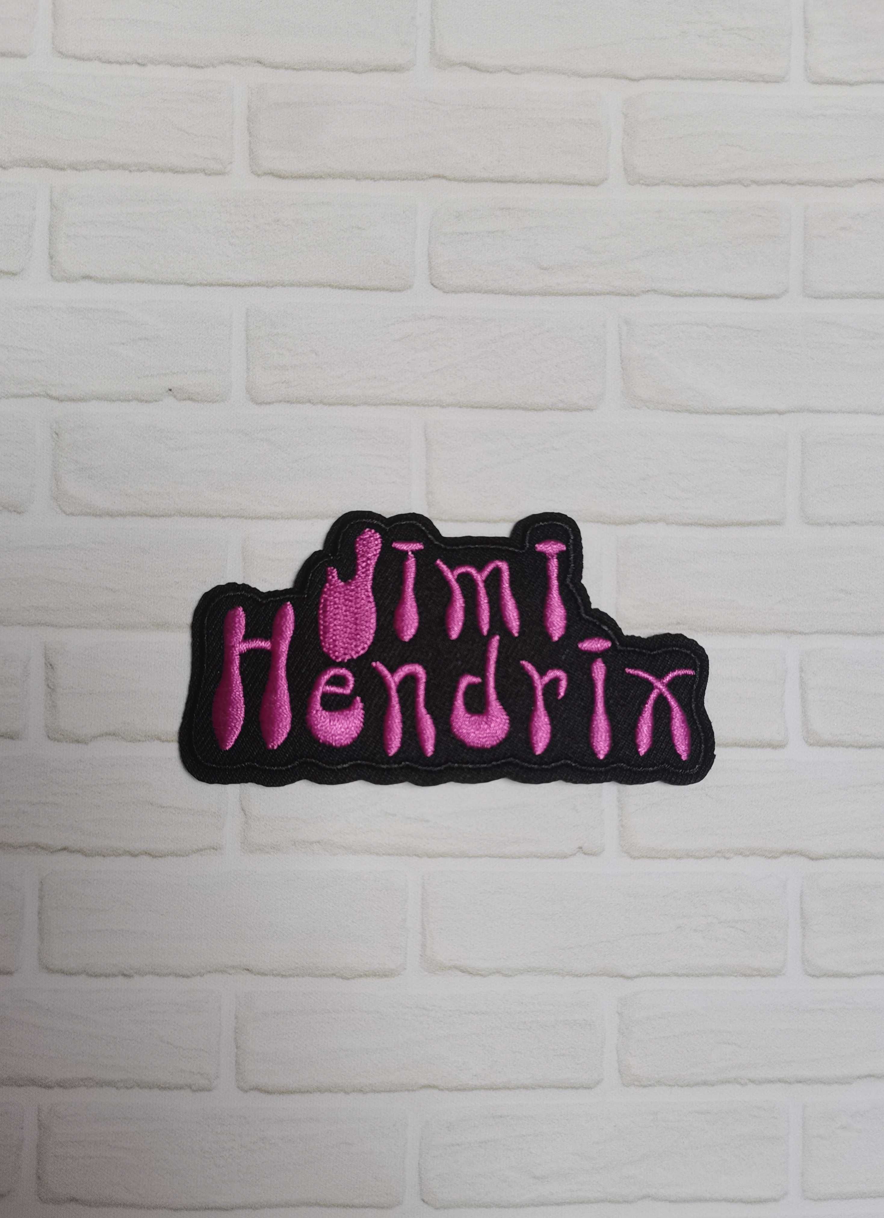 Naszywka, naprasowanka: Jimi Hendrix logo (rock, blues, funk)