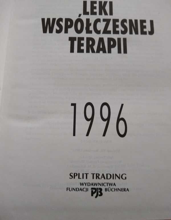 Leki wspólczesnej terapii. 1996