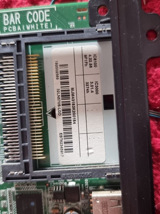 Componentes TV LG 32LN