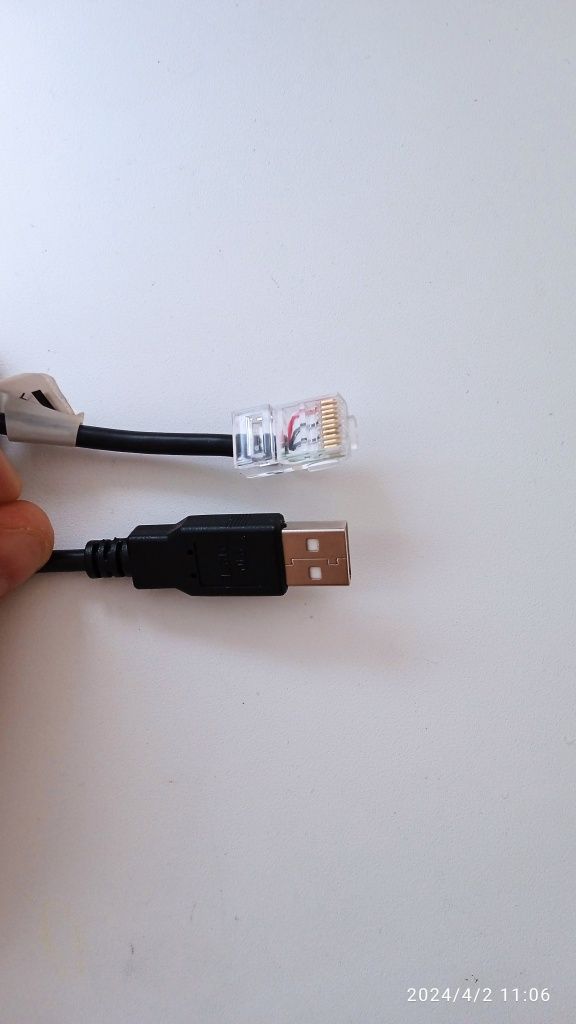 Кабель USB консольний довжина- 2.04м.