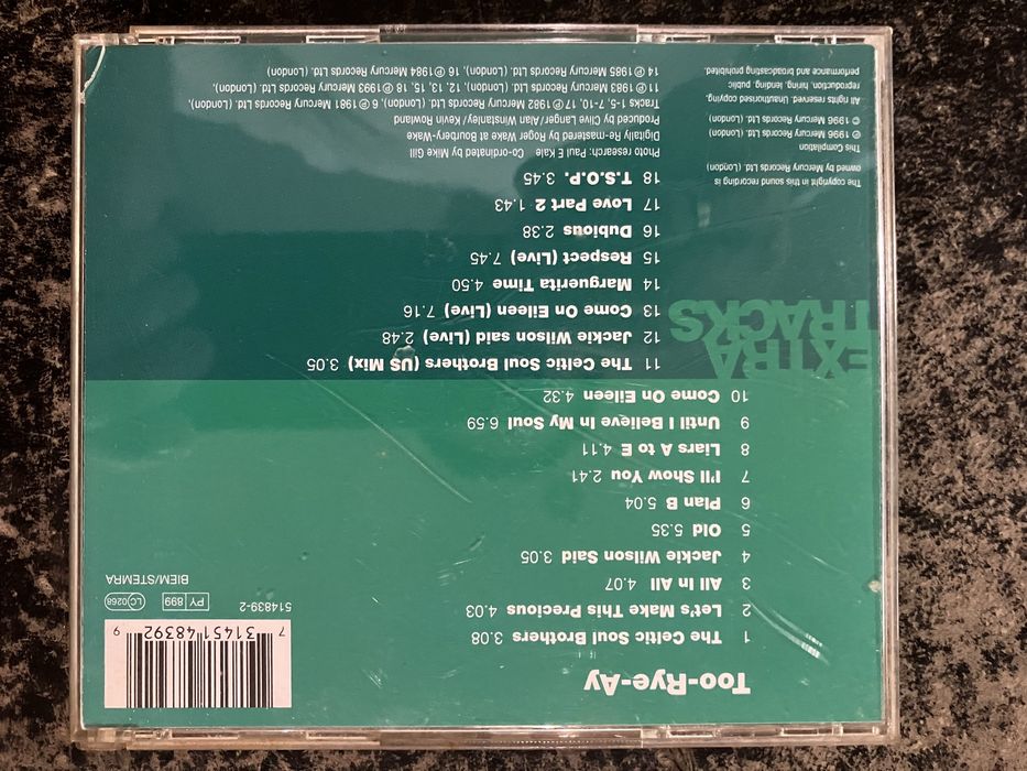 CD Too Rye-Ay, Dexys Midnight Runners