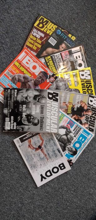 Magazyny czasopisma sportowe kulturystyka fitness Muscular Development