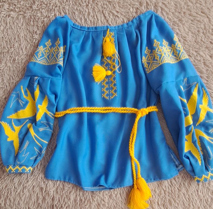 Вишита сорочка,вишиванка, для дівчинки на 6 років