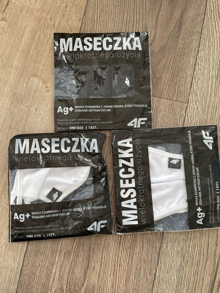 Maseczki nowe 3 szt