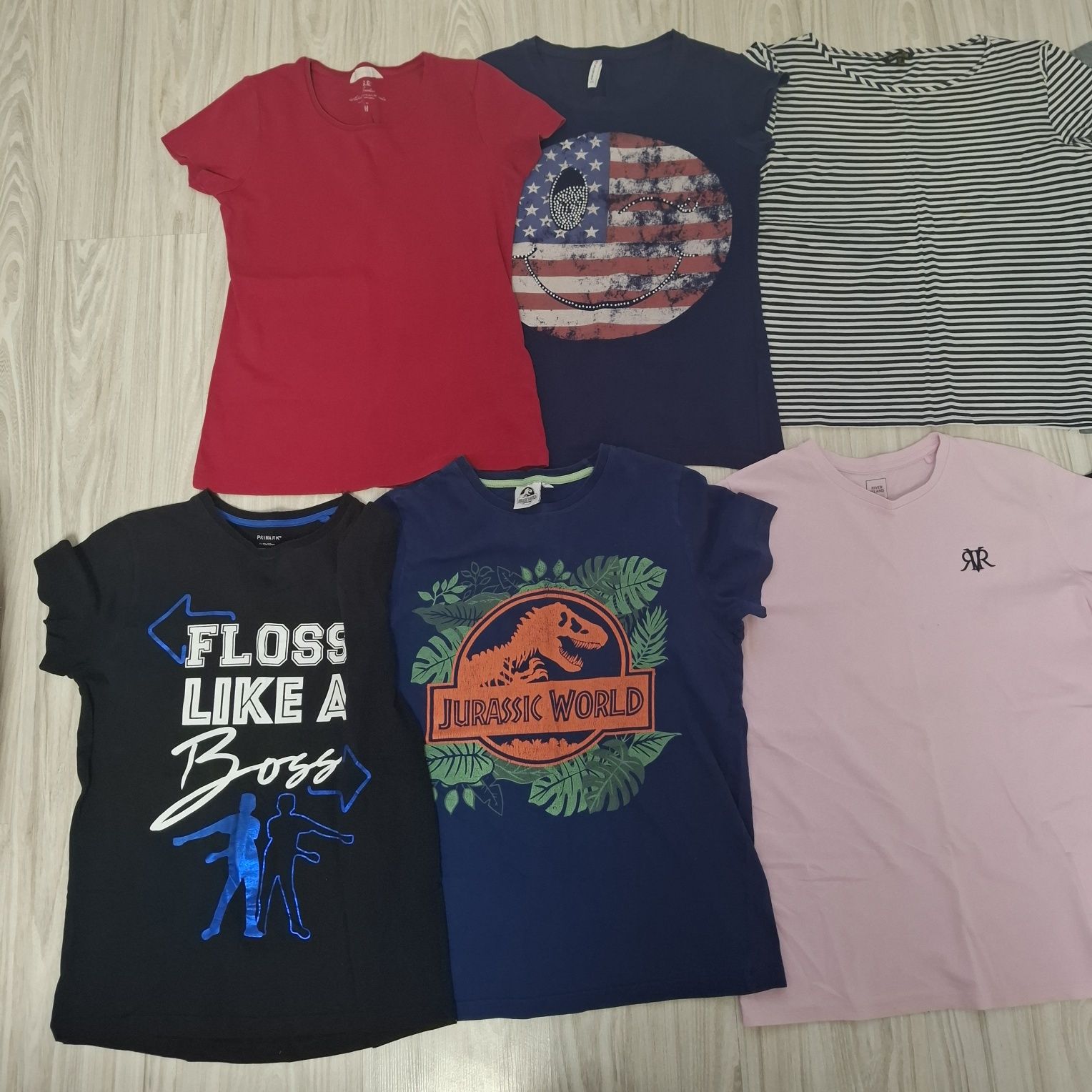 Tshirty bluzki HM Primark River Island r 146-152
