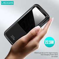 Повербанк USAMS 10/20k 22.5W Power bank аккумулятор iphone samsung bas