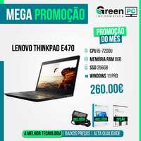 Lenovo ThinkPad E470 | i5-7200U | SSD 256GB | W11 Pro | C. Novo | 14"