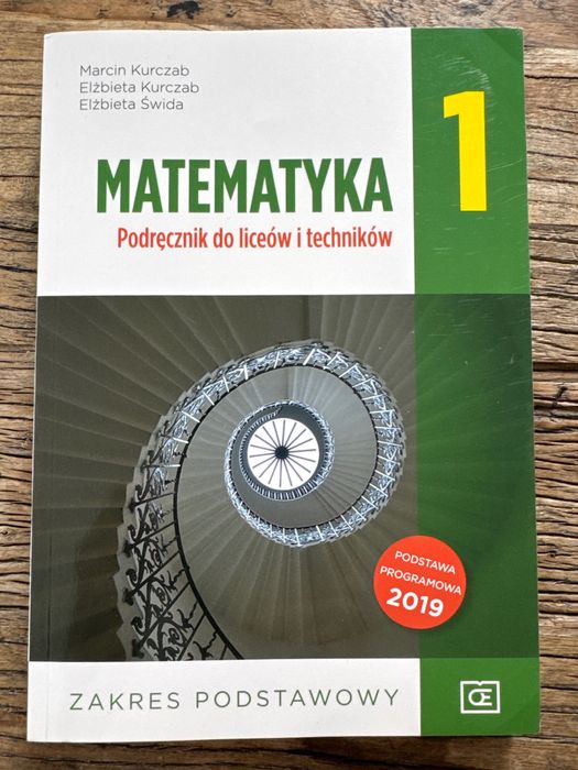 Kurczab Matematyka LO podstawa nowa klasa 1 stan idealny