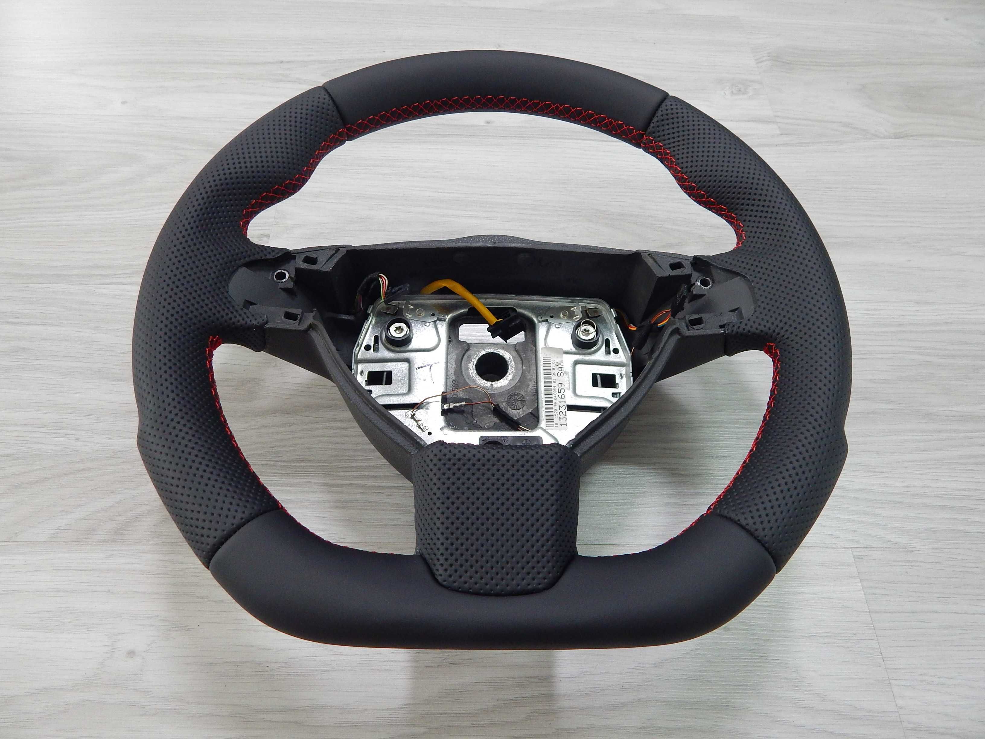 Opel Astra III H GTC Zafira B - kierownica nowa skóra Sport czerw nić