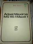 instrukcje krajarki Adast Maxima 80 /115