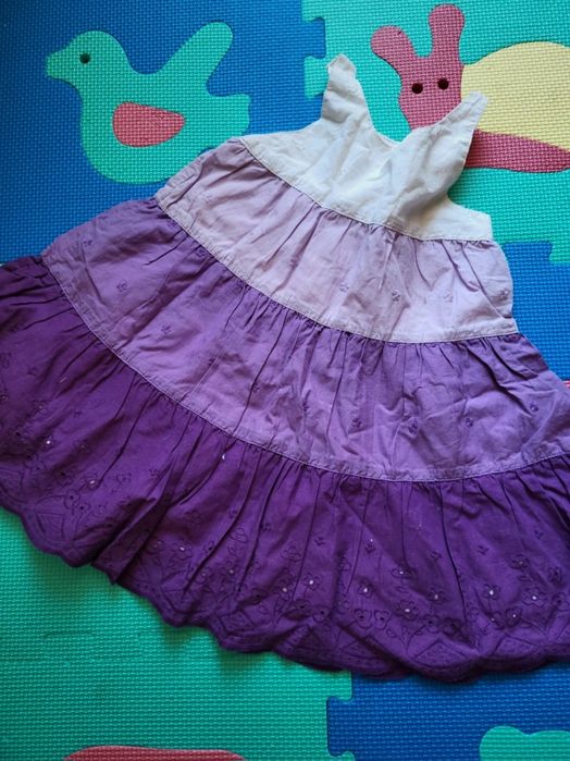 Sukienka bawelniana niemowlęca H&M  rozm 86