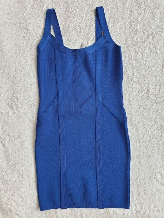 Guess sukienka S granatowa bodicon slim