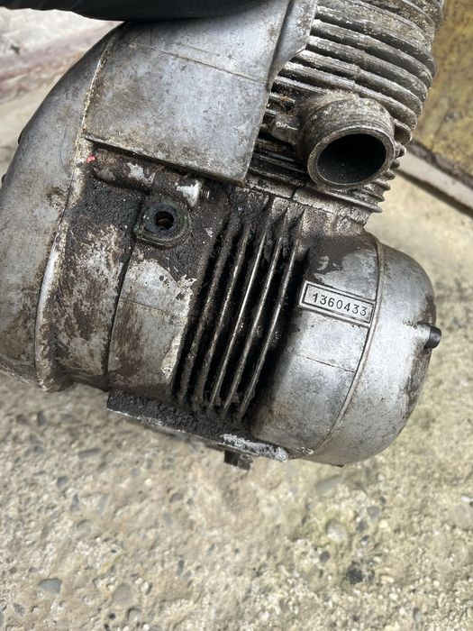 Simson SR2 Schwalbe DUO silnik skrzynia kartery