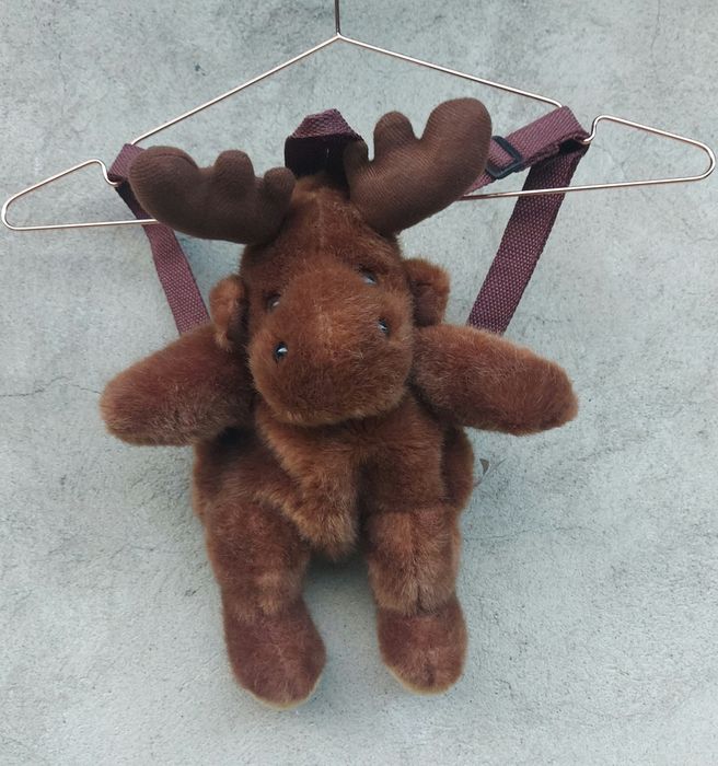 Plecak-maskotka pluszowa RENIFER - nowy