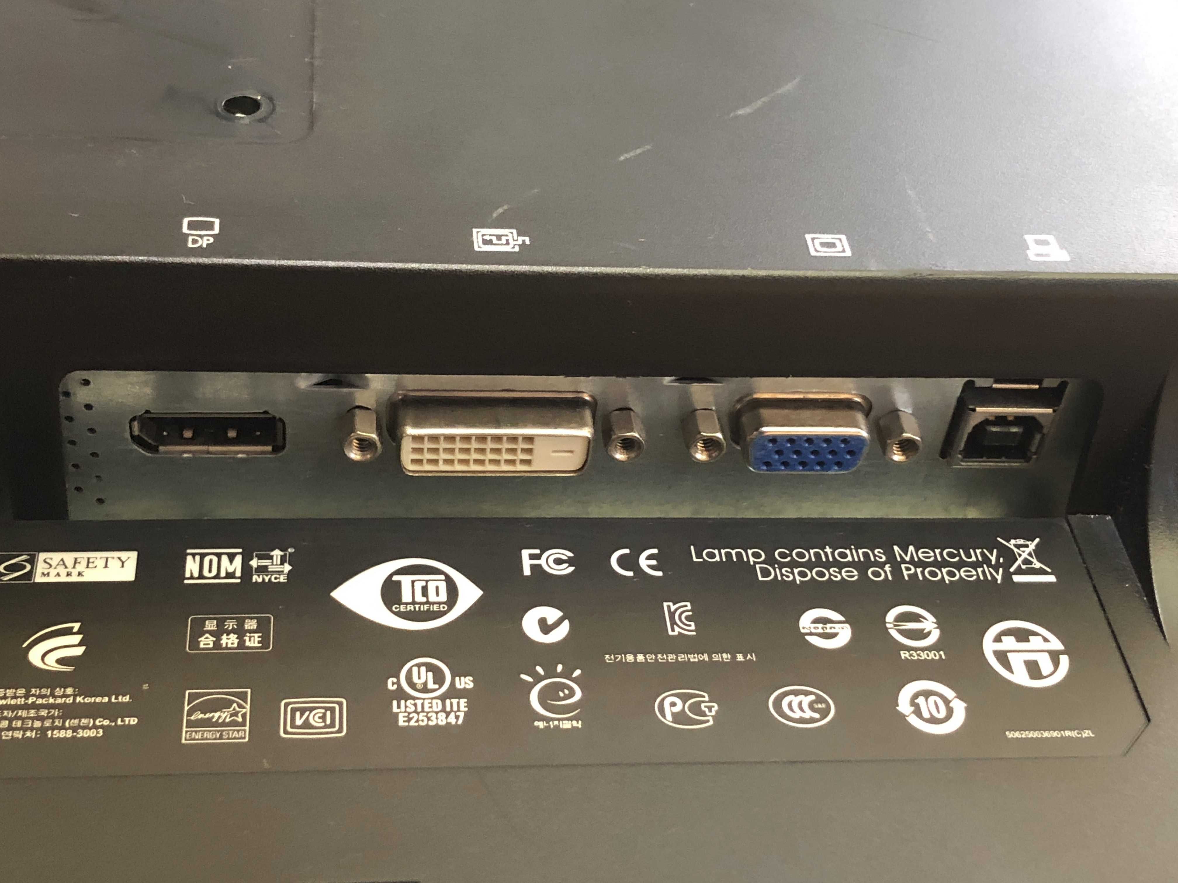 Monitor LED HP LA2205wg 22" DisplayPort DVI VGA bez podstawki