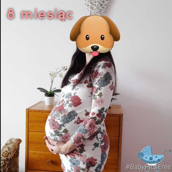 Bluzka, tunika ciążowa w kwiaty L xl firma h&m