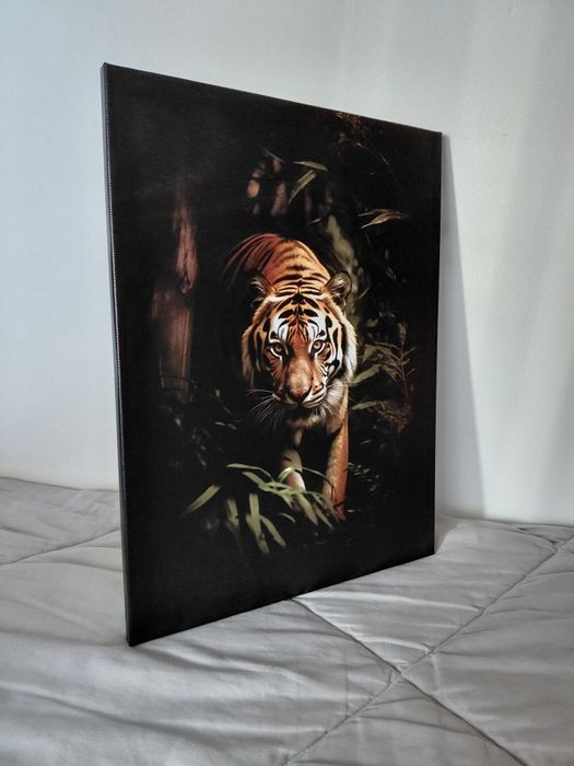Quadro em tela tigre