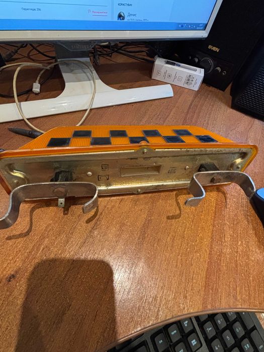 Шашка такси ФП-147 производства ссср ТАКСИ !