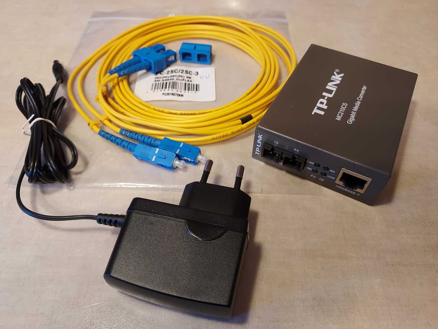 Media konwerter TP-LINK MC210CS - 1 Gb/s, 2x SC/UPC, do 15 km