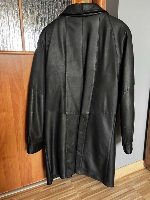 Kurtka skórzana, czarna (lata 90, HIT)