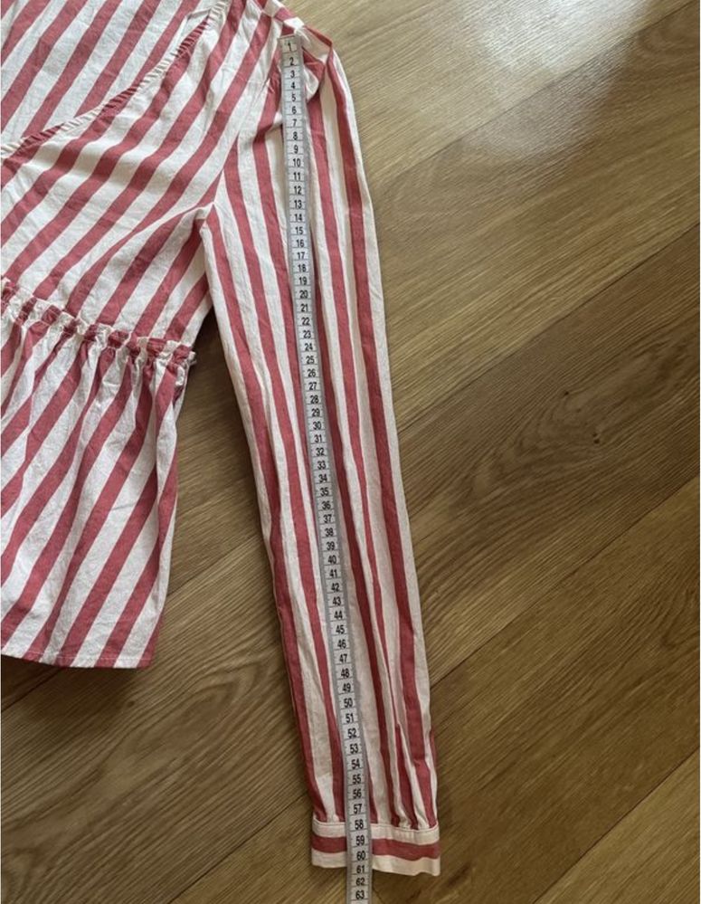 Блуза zara в смужку