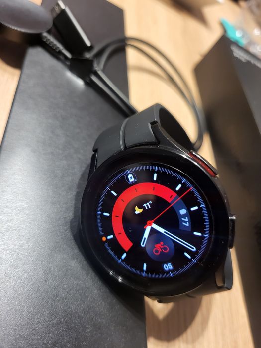 Samsunga Galaxy Watch 5 PRO 45mm - IDEALNY STAN