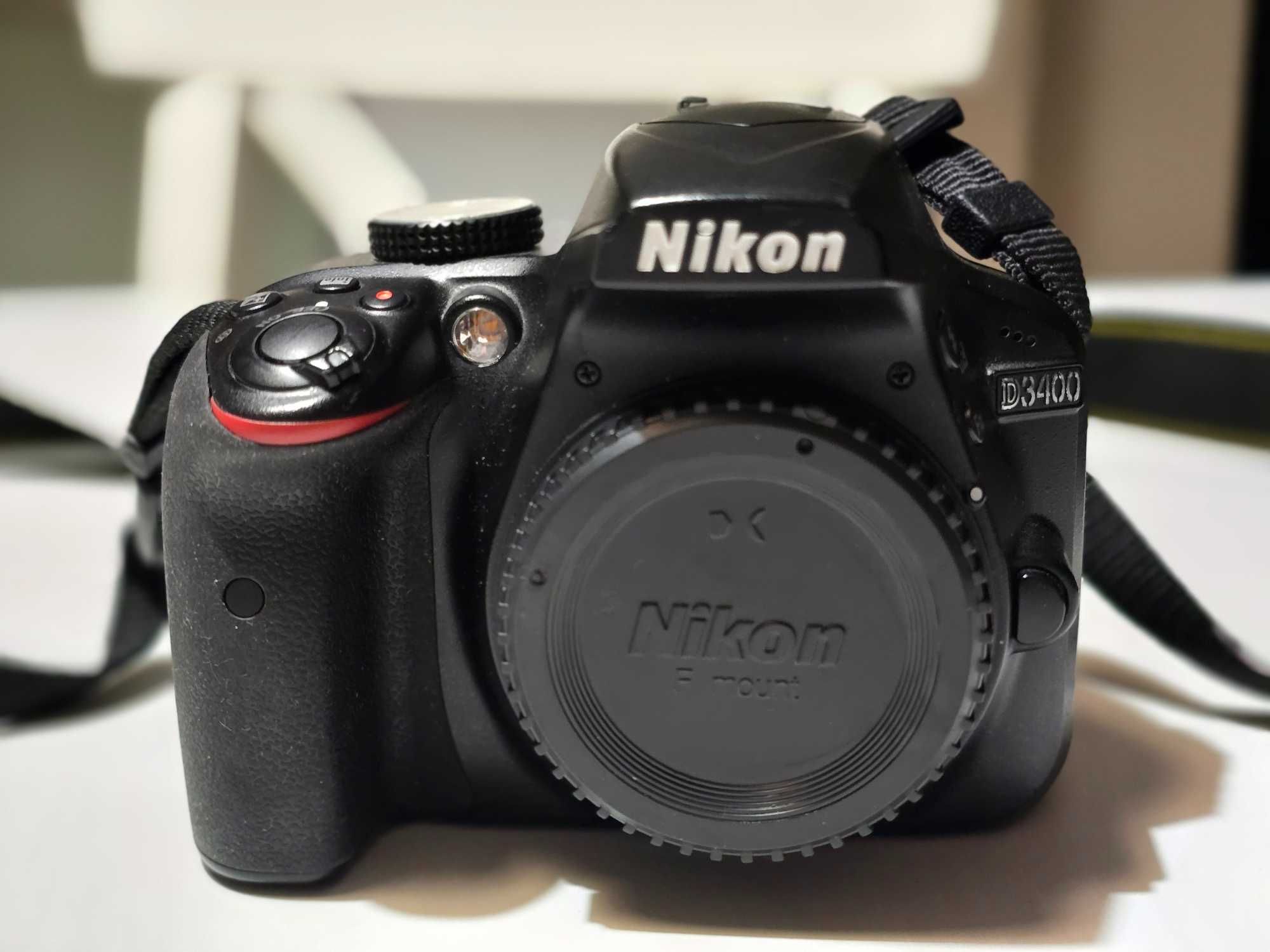 Lustrzanka Nikon D3400 okazja najtaniej mały przebieg
