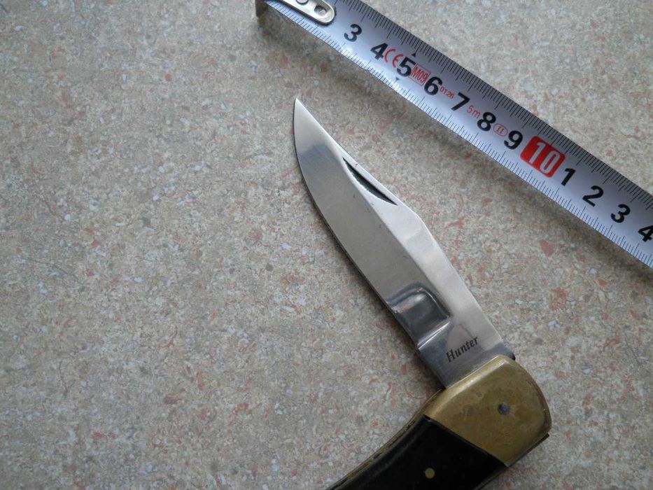stary nóż scyzoryk z blokadą głowni hunter